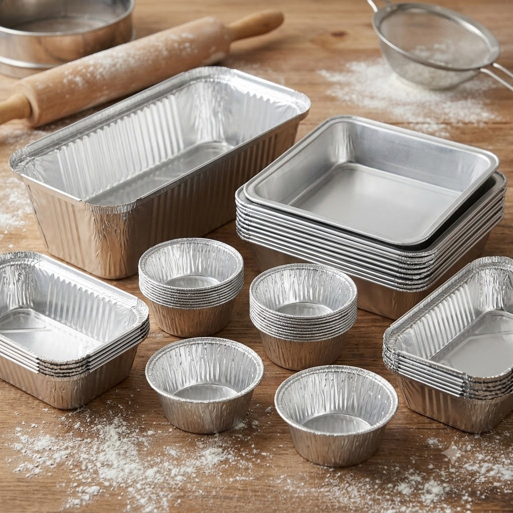 Baker' Aluminum containers