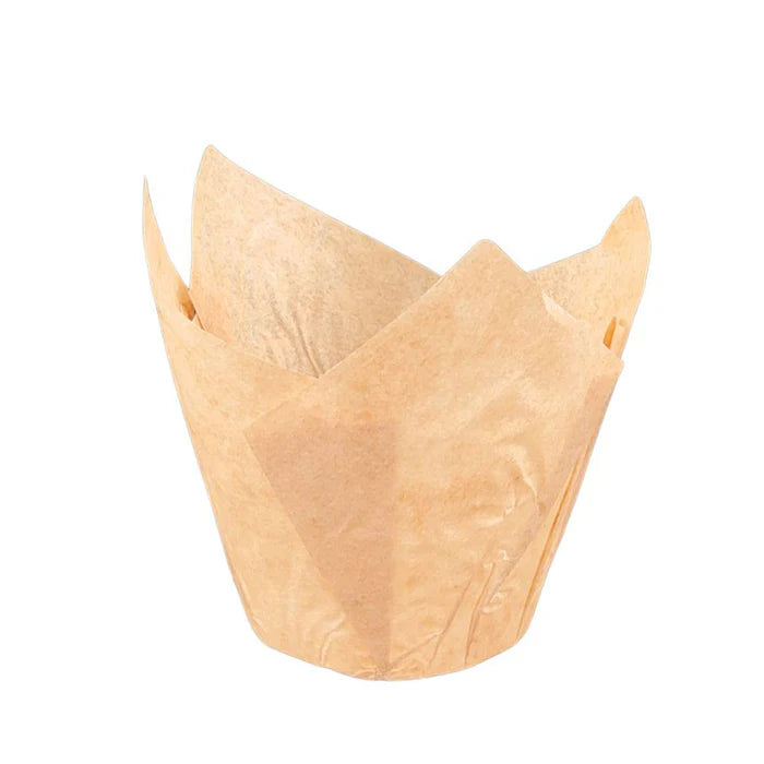 Muffin Cups Tulip Natural