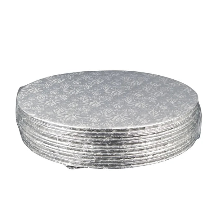 Cake Board - Round - Silver - 14x1/4