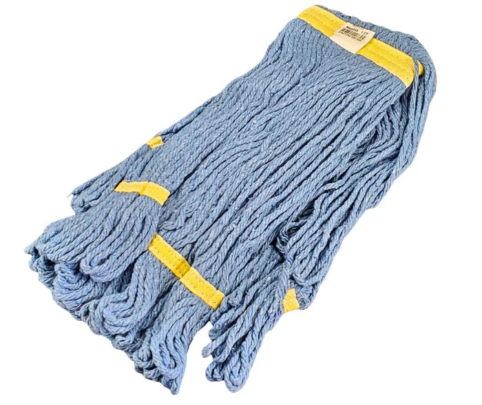 24oz Blue Synthetic Loop-End Mop Head