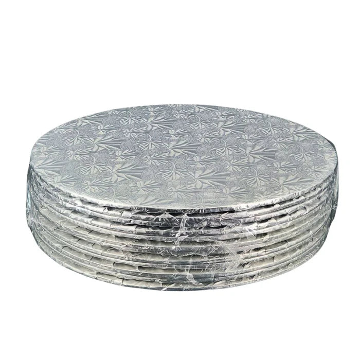 Cake Board - Round - Silver - 12x1/4