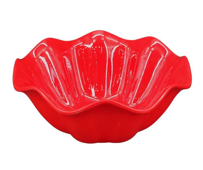 Flower Bowl - Red - 9.8