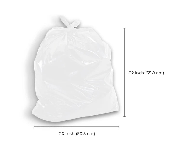 Garbage Bags - White - 20