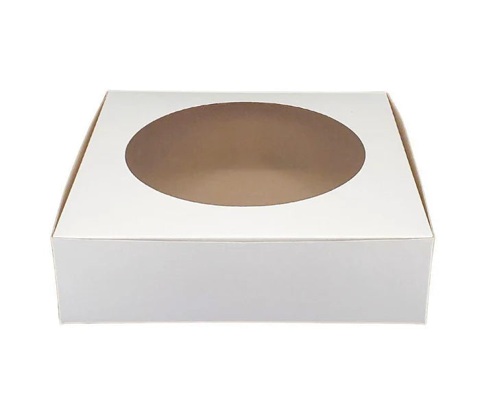 White Cake Box 9x9x2.5