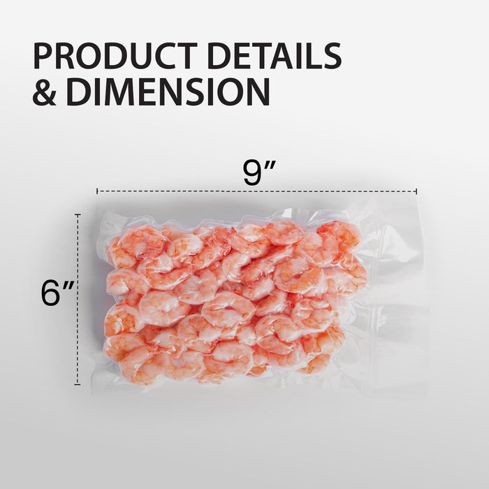 6x9 Vacuum Bags I.D. 3 mil