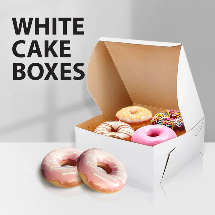 White Cake Box 6.5x6.5x3.5