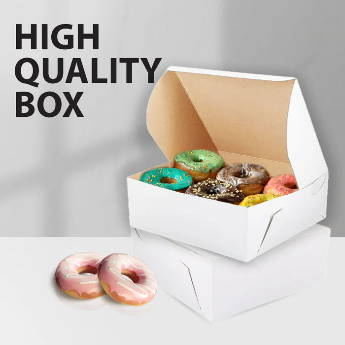 White Cake Box 12x12x4