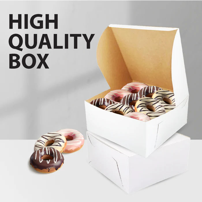 White Cake Box 12x12x6