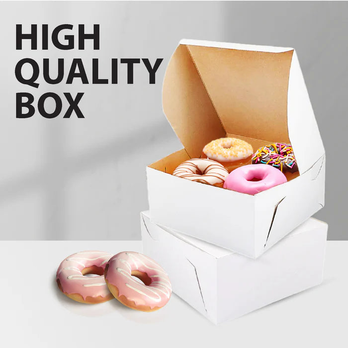White Cake Box 8x8x5