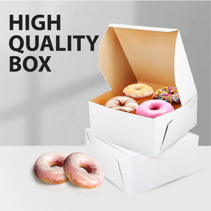 White Cake Box 9x9x4