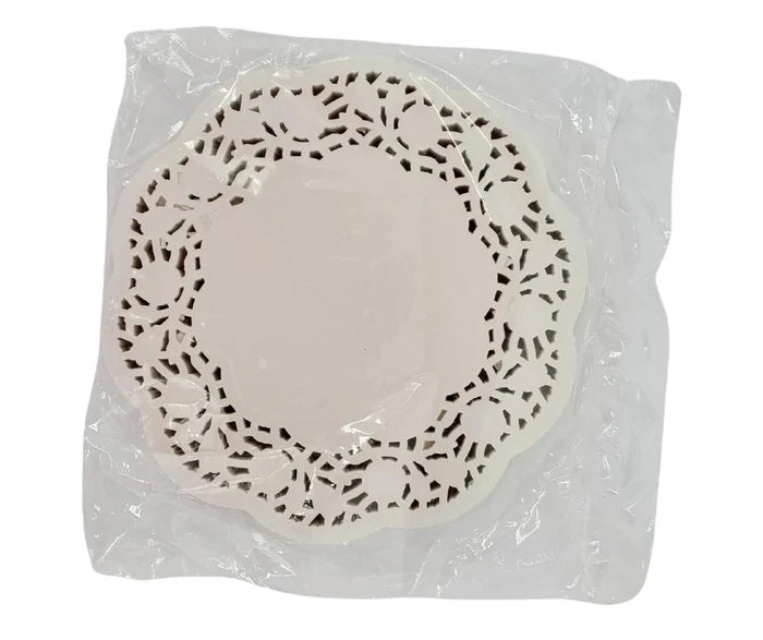 White 5.5 Doilies