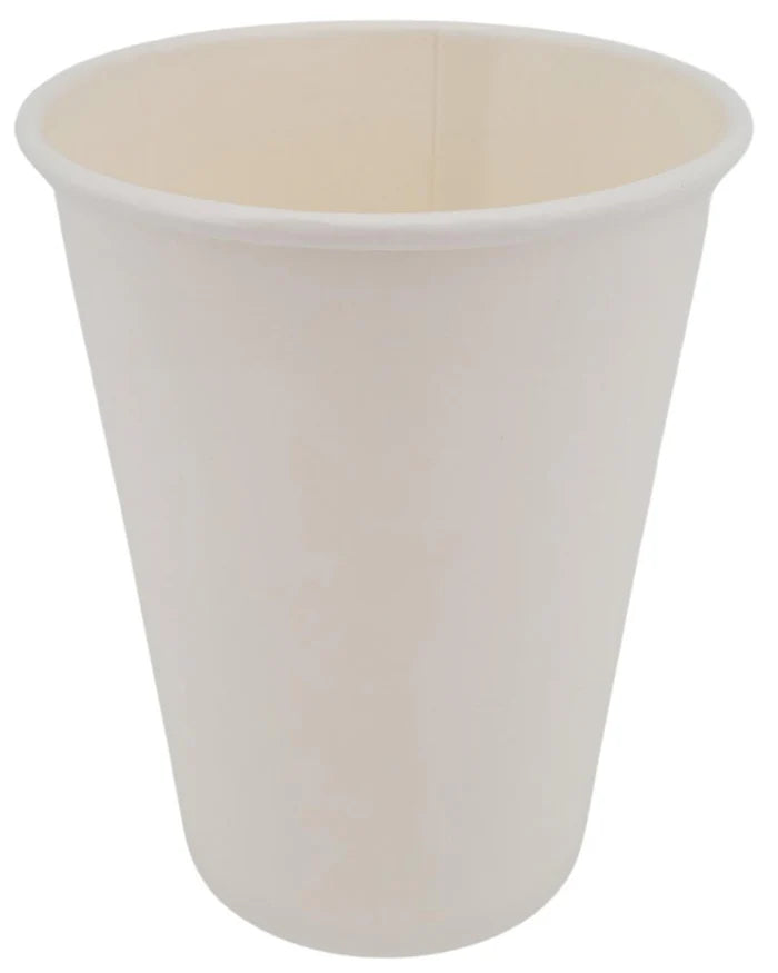 12oz Hot Paper Cup - White - H12W