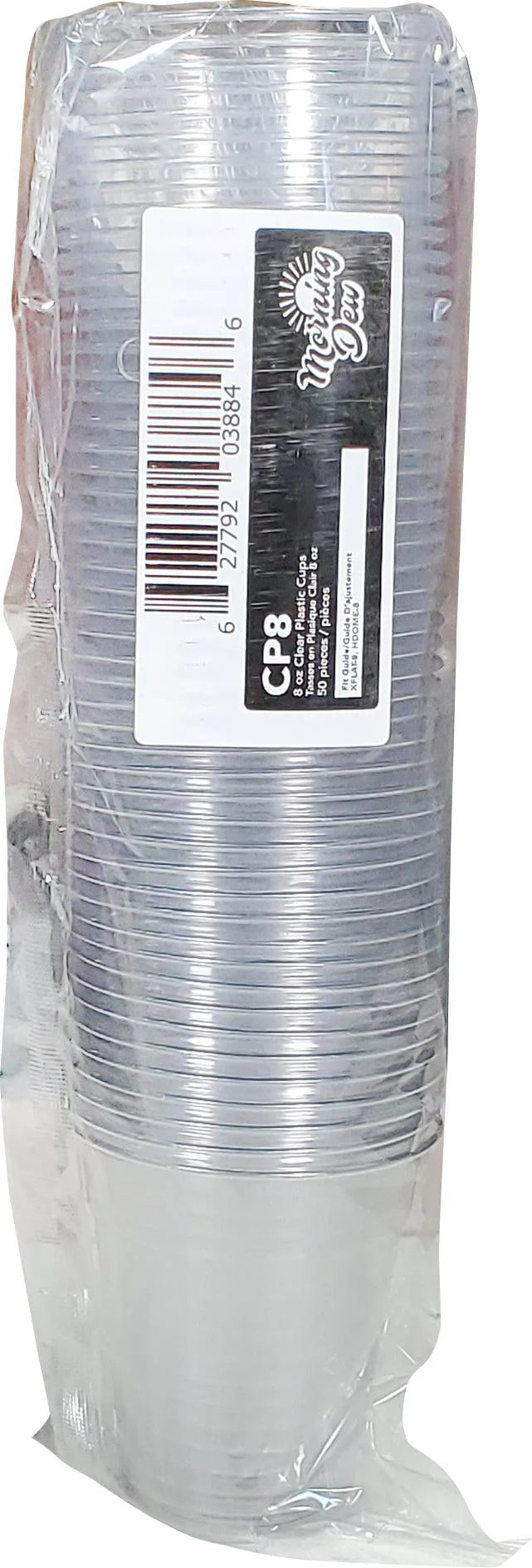 8oz Clear Pet Cup - 78mm