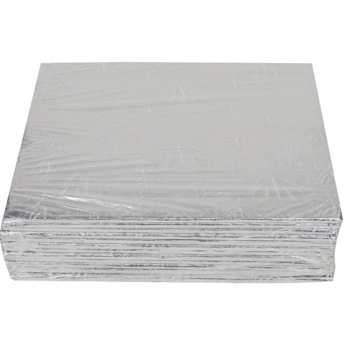 Cake Board - Silver - 9 ¾ x 11 ¾ x ¼