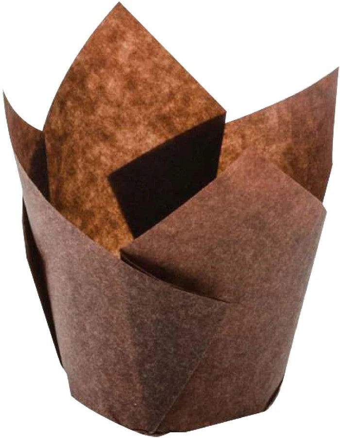 Muffin Cups Tulip Chocolate 600302