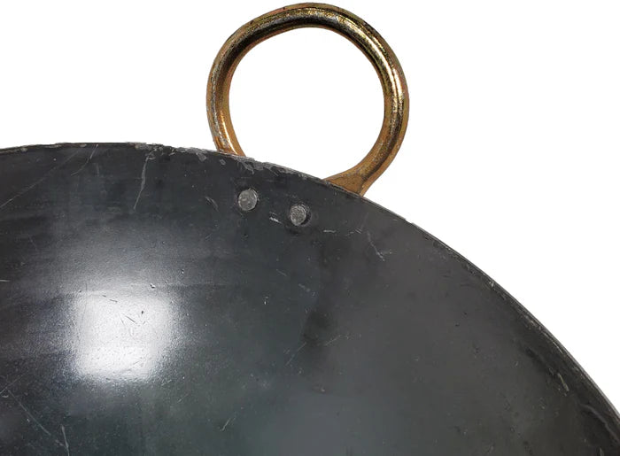 Iron Wok (Kadai) - Flat Bottom #12 (30cm)