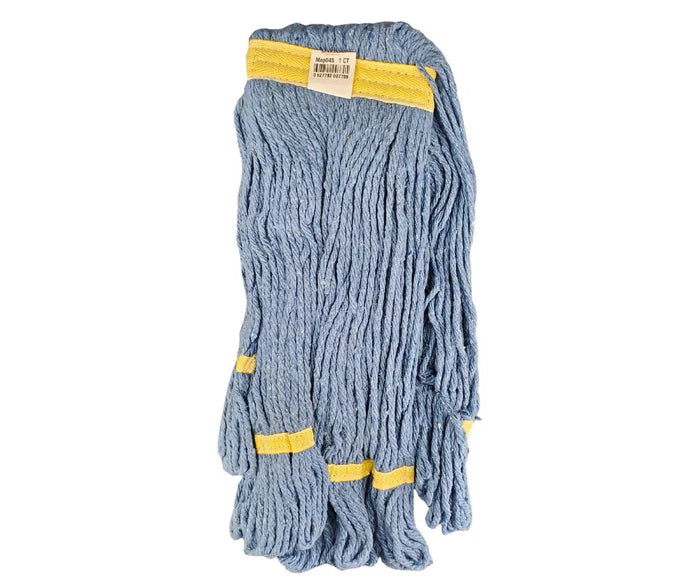 24oz Blue Synthetic Loop-End Mop Head