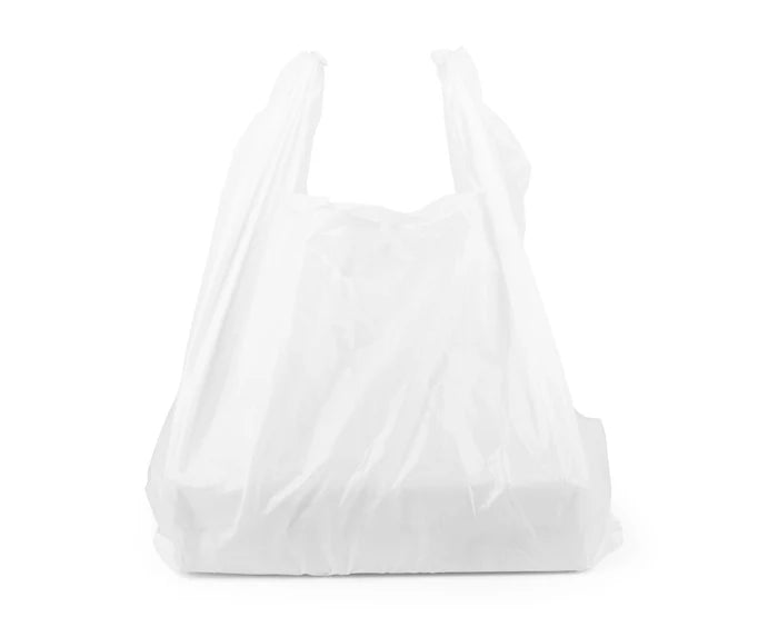 Plastic Bags Low Density Heavy White S5